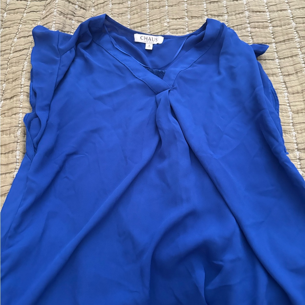 Chaus Women's Vibrant Blue Blouse